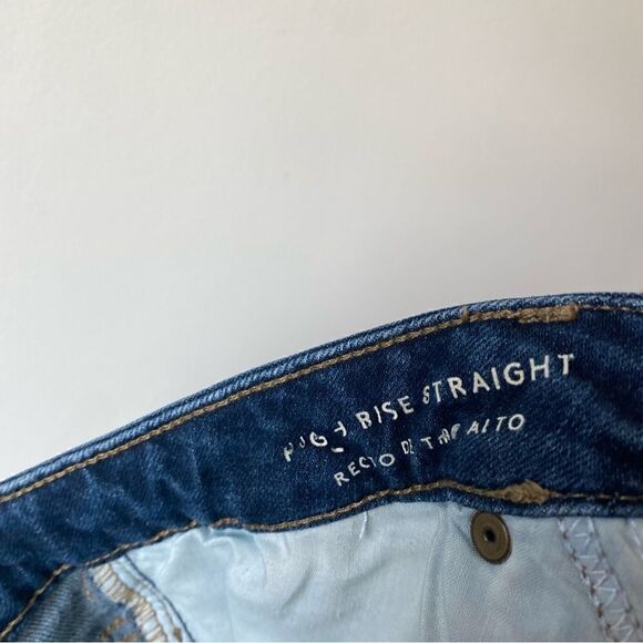 Universal thread distressed high rise straight jeans size 12 - Picture 6 of 6